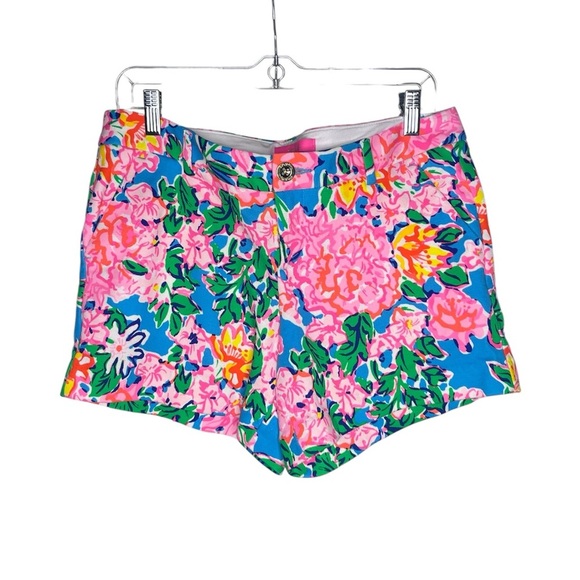 Lilly Pulitzer Pants - NWT Lilly Pulitzer callahan knit shorts rose to the occasion size 6